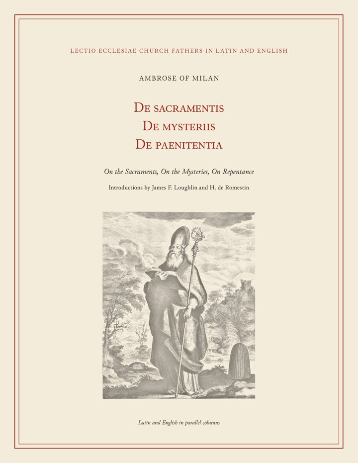 Cover of De sacramentis · De mysteriis · De paenitentia